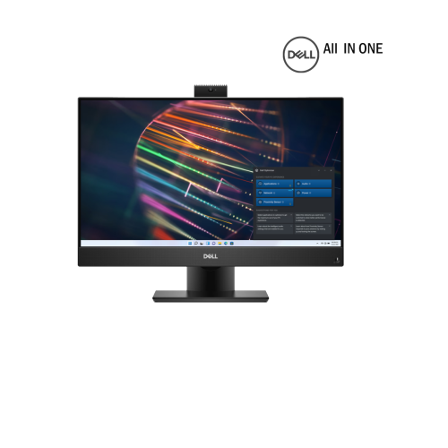 Desktop Dell AIO | OptiPlex 5400-BLACK ( Intel  i5-12500T/8GB/512GB PCIE /23.8" FHD/11 Pro )