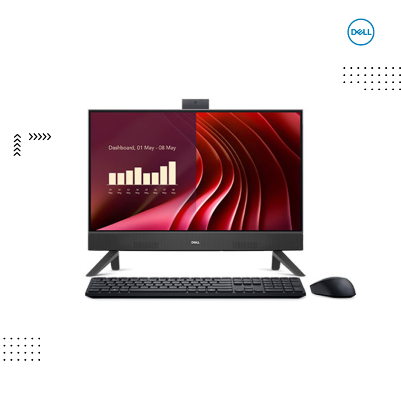 Desktop Dell AIO | 24-EC24250 -Cloud Grey ( Intel  Core™ i5-1334U/ 8GB/512 GB PCIE /23.8"FHD / Win 11 ) Non -TuochScreen