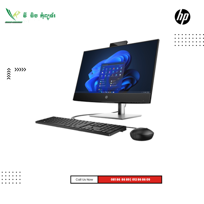 Desktop HP AIO | ProOne 440-G9 ( Intel  Core i5-14500T /8GB/ 512 GB PCIE /23.8" Full/ Win 11)
