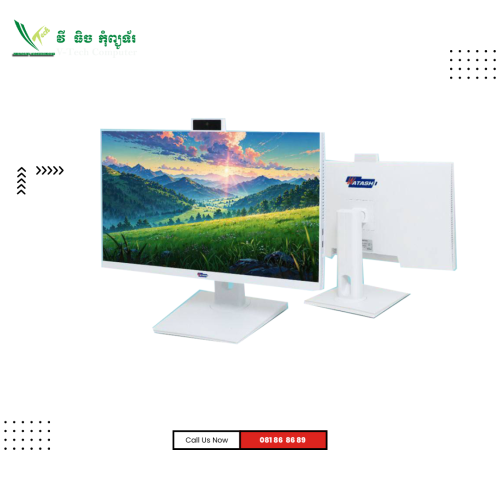 DESKTOP WATASHI AIO | WT-5U12-White ( intel Core i5- 12450H/16GB / 512 GB SSD/ 24" FHD/ DOS )