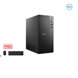 Desktop Dell TOWER  | ECT1250-BLACK ( Intel  Core I3-14100/ 8GB/ 512 GB PCIE SSD  /DOS )