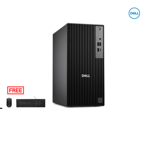 Desktop Dell  Pro TOWER | QCT1250 -BLACK ( Intel Core Ultra 5- 235/ 8GB/ 512 GB PCIE SSD /DOS )