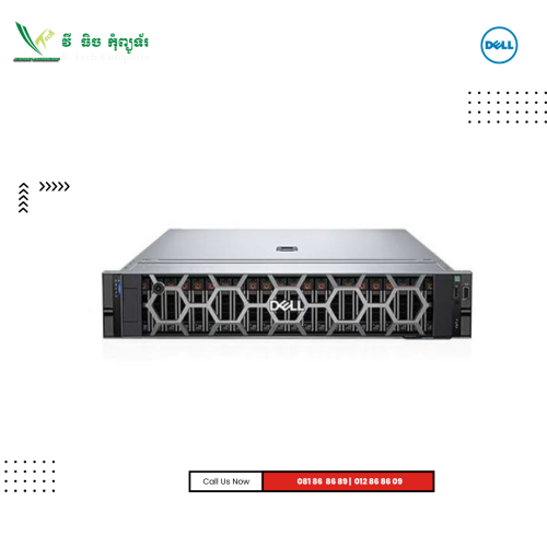 Desktop Dell PowerEdge | R760XS  Server  ( Intel Xeon Silver 4514Y 2G / 64GB  ( 64GB x 1 )/ 960 GB SSD ( 480GB x2 ) +  7.5  TB ( 2.4 TB x 3 )