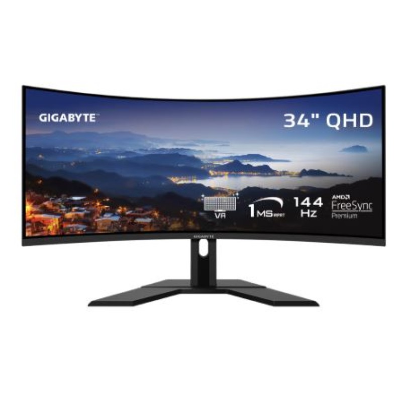 Monitor GIGABYTE | G34WQC ( 4K )Ultra-Wide Curved - Refresh​ Rate  : 144Hz