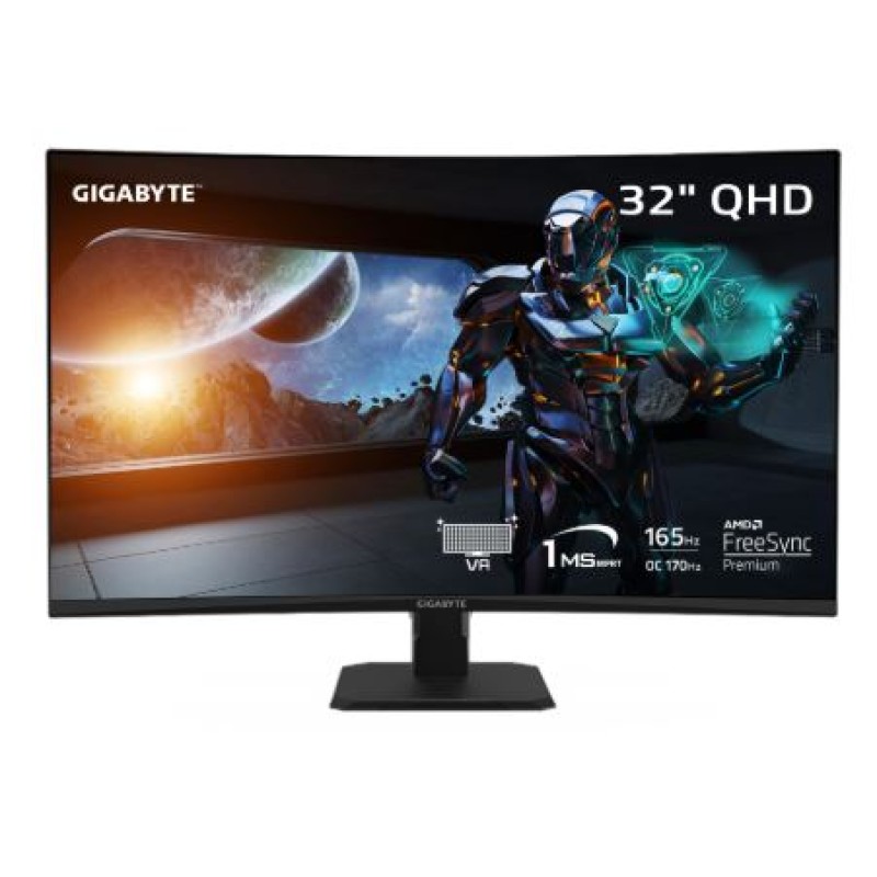 Monitor GIGABYTE | GS32QC (2K) Refresh : 165Hz