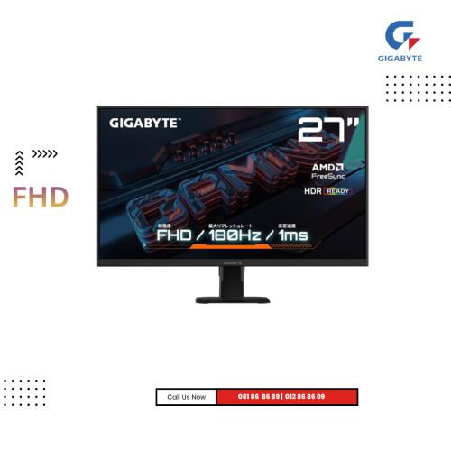 Monitor GIGABYTE | GS27FA ( FHD) IPS  Flat -Refresh Rate  : 180Hz