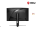 Monitor MSI | MAG 32CQ6PF ( 2K- QHD ) Curved  -Refresh rate : 180Hz