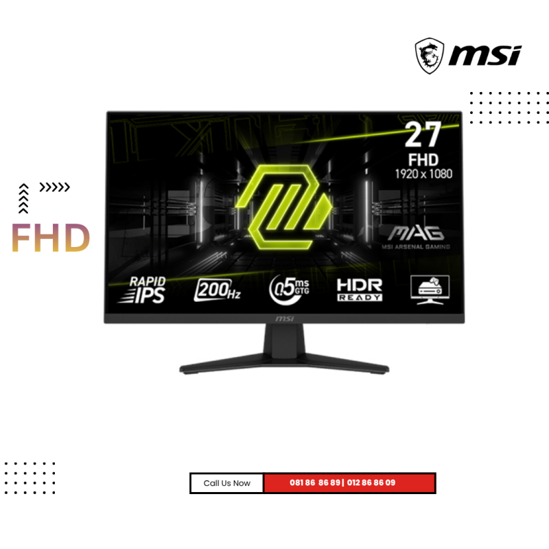 Monitor MSI | MAG 274F ( FHD )  IPS  Refresh rate : 200Hz