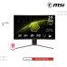 Monitor MSI | MAG 27CQ6PF ( 2K- QHD ) Curved  -Refresh rate : 180Hz