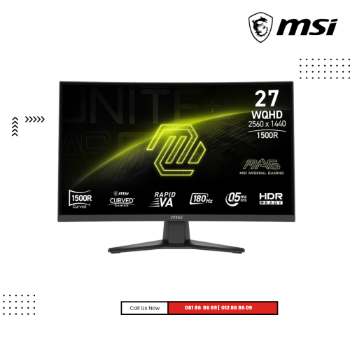 Monitor MSI | MAG-275CQF E18 ( 2K ) VA Curved Refresh rate : 180Hz