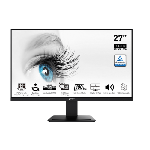 Monitor MSI  PRO | MP273A ( FHD ) IPS Refresh rate : 100Hz