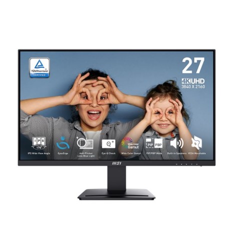 Monitor MSI | PRO MP273U ( UHD ) 4K -IPS  Refresh Rate : 60Hz ( Speaker )