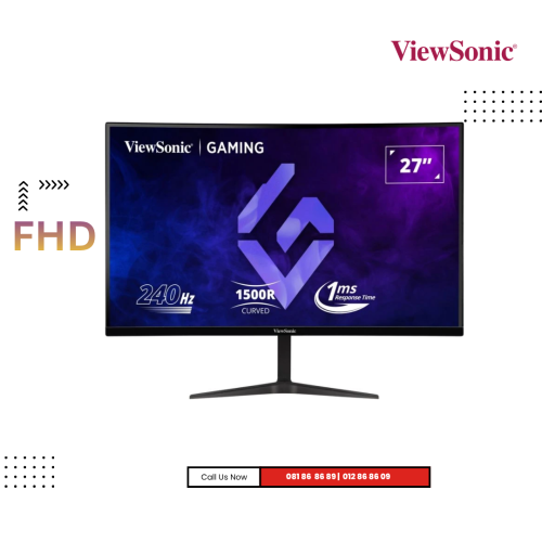 Monitor ViewSonic | VX2719-PC-MHD ( FHD ) Curved - Refresh : 240HZ