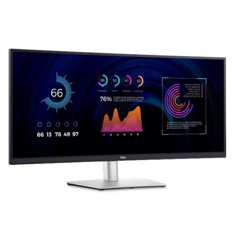 Monitor Dell | 34" P3424WE Curved USB-C -Refresh Rate ( 60Hz )