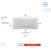 Monitor Dell |  S3425DW Plus- ( WQHD ) Curved - Refresh Rate : 120Hz