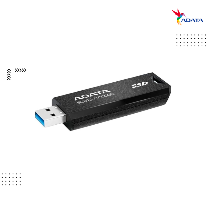 External ADATA SSD | SC610 ( ​1TB ) USB -C 3.2 Gen2 (USB 10Gbps)