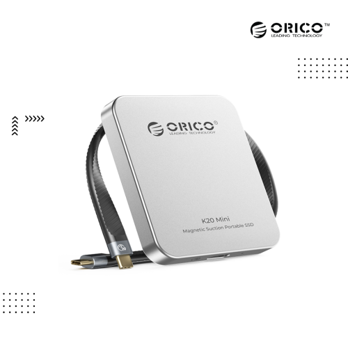 External ORICO SSD | 512 GB  Ultra-Slim Magnetic Portable SSD ( K20 )