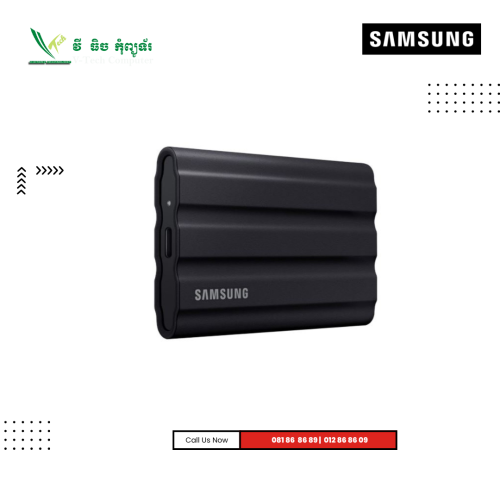 External SAMSUNG SSD | T7 ( 1TB ) Shield  USB 3.2 Gen2 Black