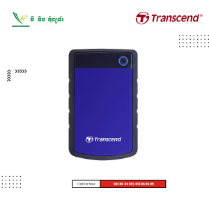 External Transcend HDD | ( 2TB ) 2.5" Portable HDD, StoreJet H3B, Blue, Anti-shock TS2TSJ25H3B