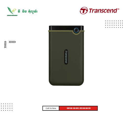 External Transcend HDD | ( 2TB ) Slim StoreJet 2.5" M3S, Portable HDD TS2TSJ25M3S
