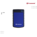 External Transcend HDD | ( 2TB ) 2.5" Portable HDD, StoreJet H3B, Blue, Anti-shock TS2TSJ25H3B