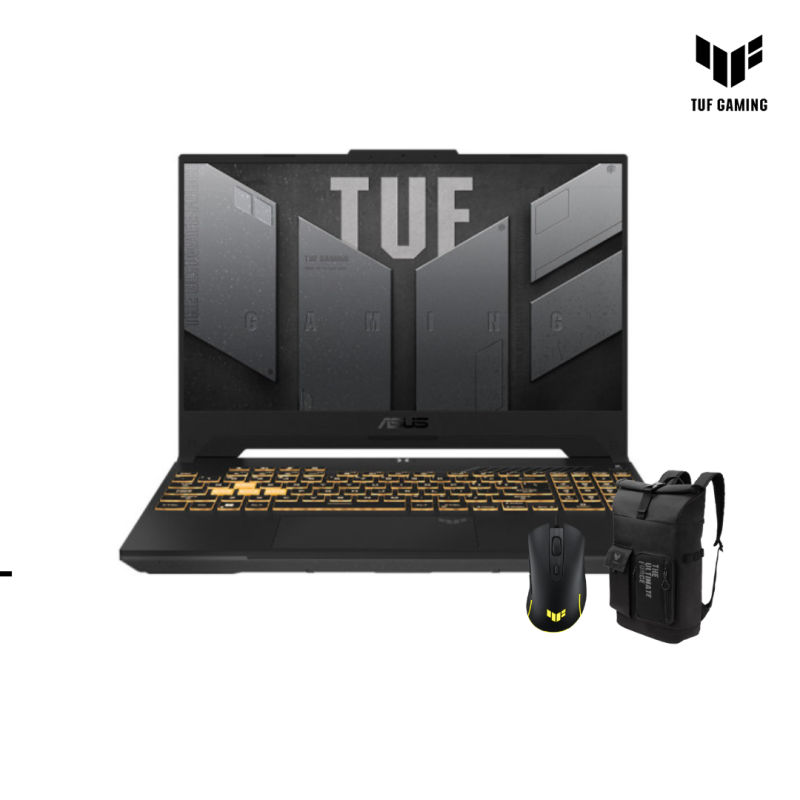 ASUS TUF F16 |​ FX607VJB-RL154W -Mecha Gray  ( Intel Core 5 - 210H /8GB /  512 GB PCIE M.2 SSD/ RTX3050-6GB /16"FHD+( IPS ) 144HZ/ Win 11 )