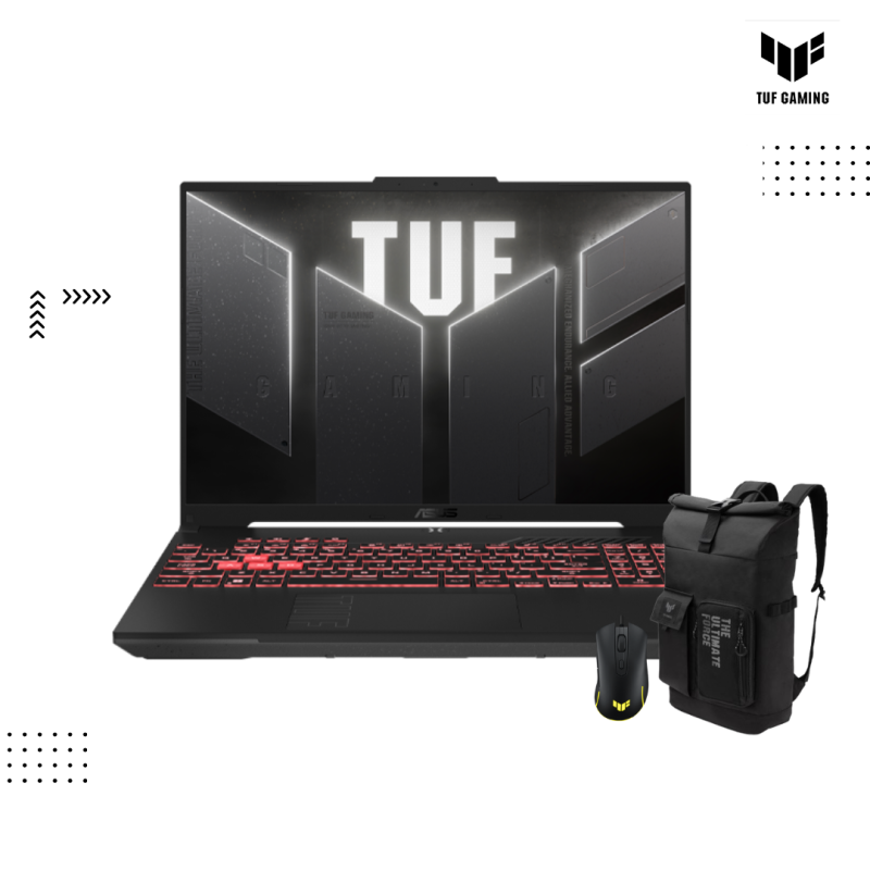 ASUS TUF A16 |​ FA607NUQ-RL046W-MECHA GRAY ( AMD Ryzen™ 7 -170  /16GB / 512 GB PCIE M.2 SSD/ RTX4050-6GB /16"FHD+( VIPS ) 144HZ/ Win 11 )