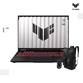 ASUS TUF A16 |​ FA608UHI-TU134W- JAEGER GRAY ( AMD Ryzen™ 7 -260 /16GB / 512 GB PCIE M.2 SSD/ RTX5050-8GB /16"FHD+( IPS ) 144HZ/ Win 11 )