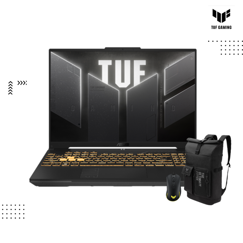 ASUS TUF F16 |​ FX607VU-RL087W  3A-MECHA GRAY  ( Intel Core 5 - 210H /16GB /  512 GB PCIE M.2 SSD/ RTX4050-6GB /16"FHD+( IPS ) 144HZ/ Win 11 )