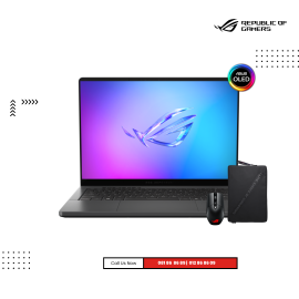 ASUS  ROG Zephyrus G14  | GA403WM-QS044WS  -ECLIPSE GRAY (  AMD Ryzen™ AI 9 HX 370 / 32 GB /1TB PCIE SSD / RTX5060-8GB/14 "OLED  (3K) -120HZ / Win11 )