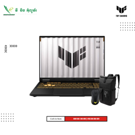 ASUS TUF F16 |​ FX608JPR-RV045W  -JAEGER GRAY ( Intel Core i7-14650HX /16GB / 1TB PCIE M.2 SSD/ RTX5070-8GB /16"FHD+( IPS ) 165HZ/ Win 11 )