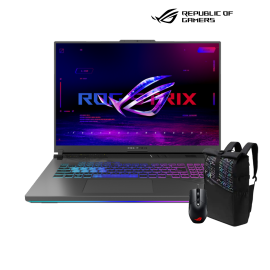 ASUS ROG Strix G18 | G814JV-N6204W -ECLIPSE GRAY ( Intel Core I7-13650HX /16GB /512GB PCIE M.2 SSD / RTX4060-8GB /18"QHD(2K) -240HZ/Win 11 )
