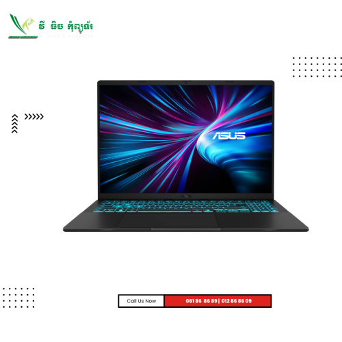 ASUS VIVBOOK V16 | V3607VH-RP722W -MATTE BLACK ( Intel® Core™ 7 -240H / 16GB / 512 GB B PCIE SSD /16" FHD+144Hz /RTX5050-8GB/Win11)