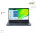 ACER Swift 3X | SF314-510G-546R-Steam Blue ( Intel Core i5-1135G7/8GB /512GB PCIE /14"FHD /DOS )