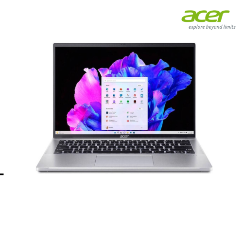 Acer Swift GO 14 |  SFG14-73-5034-Pure Silver ( Intel Core Ultra 5 -125H / 16GB / 512 GB PCIE SSD /14"2.8K / Win11 )