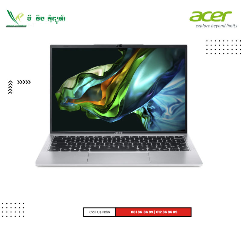 Acer Aspire LITE 14 | AL14M-Sliver ( Intel Celeron N150 / 8GB / 512 GB PCIE SSD /14"FHD+(IPS)/ DOS )