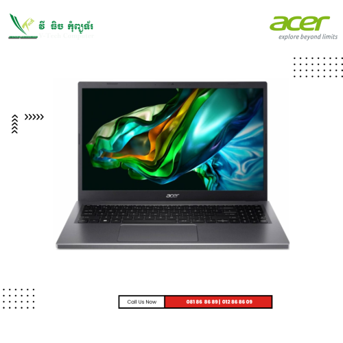 ACER Aspire 5 | A515-58P-59HQ-GRAY ( Intel Core i5-1335U /8GB /512GB PCIE SSD /15.6"FHD /DOS )