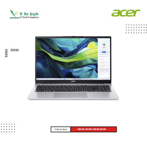 Acer Aspire LITE 15 | AL15-42P-Light Sliver ( AMD R7-7730U / 16GB / 512 GB PCIE SSD /15.6"FHD/ DOS )