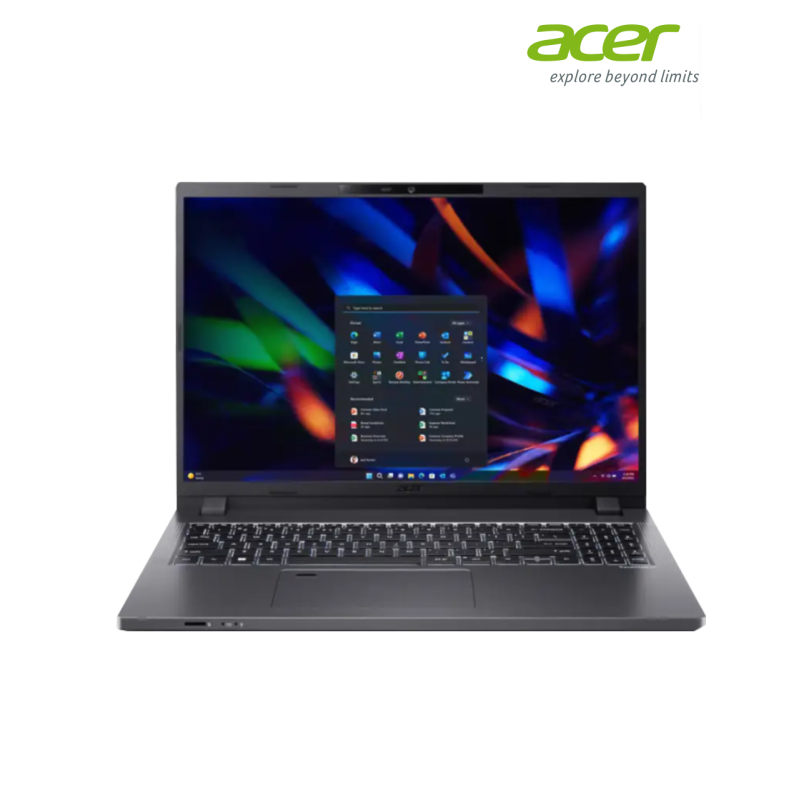 ACER Travelmate TMP | 216- 51-Black ( Intel  i7-1355U/8GB /512GB PCIE /16" FHD+ /DOS )