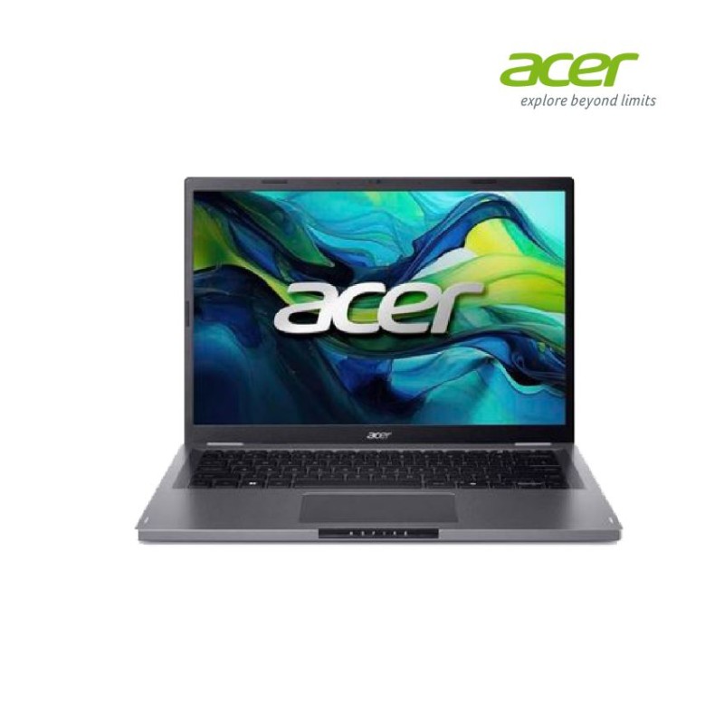 Acer Aspire A14 | 73MU-Steel Gray ( Intel Core Ultra Core 7-150U /16 GB / 1TB PCIE / 14" FHD+IPS /DOS )