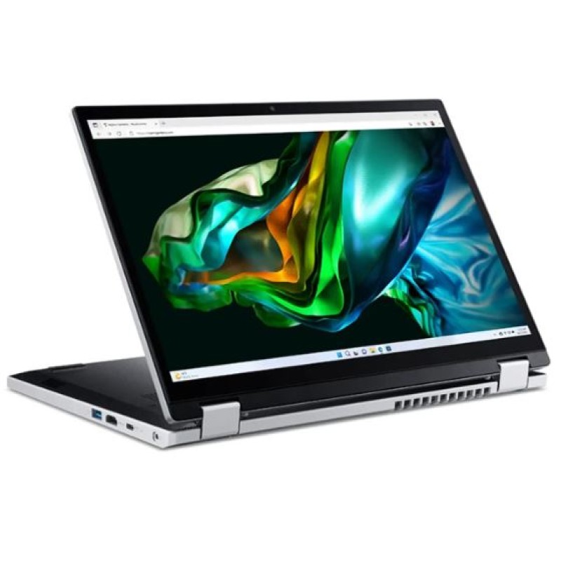 ACER Aspire 3 Spin | A3SP14-31PT-P9JE ( 2in 1) -SLIVER ( Intel  N200 / 4GB /256 GB PCIE SSD / 14"FHD+( IPS ) /DOS) -TouchScreen