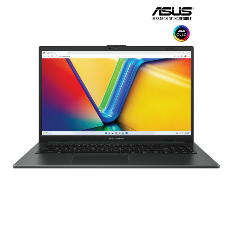 ASUS  VIVBOOK  Go 15 OLED | E1504FA-L1373W-BLACK ( R5-7520U/ 16GB / 512GB PCIE /15.6"OLED /Win11)