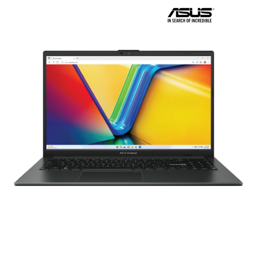 ASUS  VIVBOOK Go 15 | E1504GA-NJ406W -BLACK ( i3-N305 / 8GB / 512GB PCIE / 15.6"FHD /Win11)