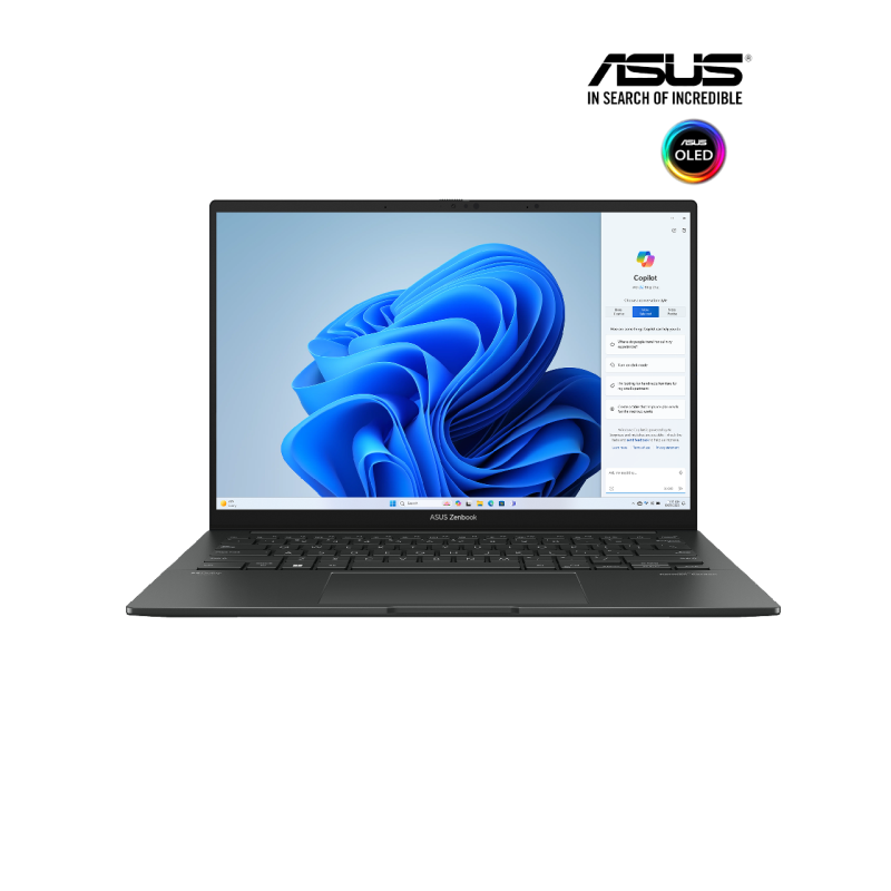 ASUS ZENVOBOOK 14 OLED |  Q425MA-GREY ( Intel® Core™ Ultra 7 Processor 1255H/ 16GB / 1TB PICE M.2/ 14"OLED -60Hz / Win11 ) TuochScreen