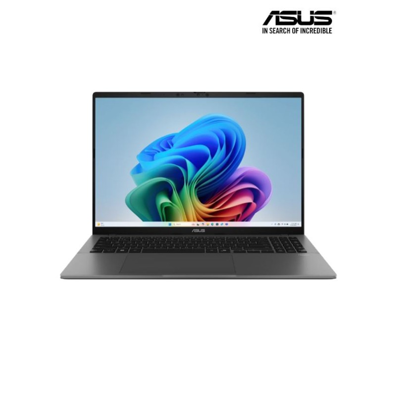 ASUS  VIVBOOK  S16 | S3607QA-PL017W  2G-MATTE GRAY (Snapdragon X X126 100/ 16GB / 1 TB PCIE SSD /16" WQXGA- 2.5 K-144Hz /Win11)
