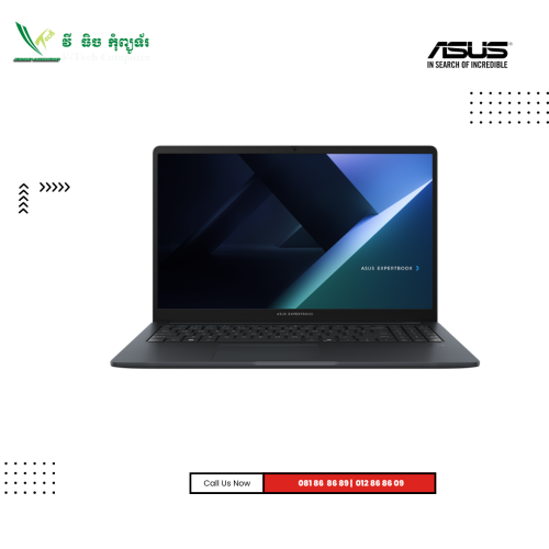 ASUS Expertbook B1 | B1503CVA-S75227- GRAY ( Intel® Core i5-13420H / 8GB /512 GB PCIE SSD / 15.6" FHD- IPS ) / DOS )