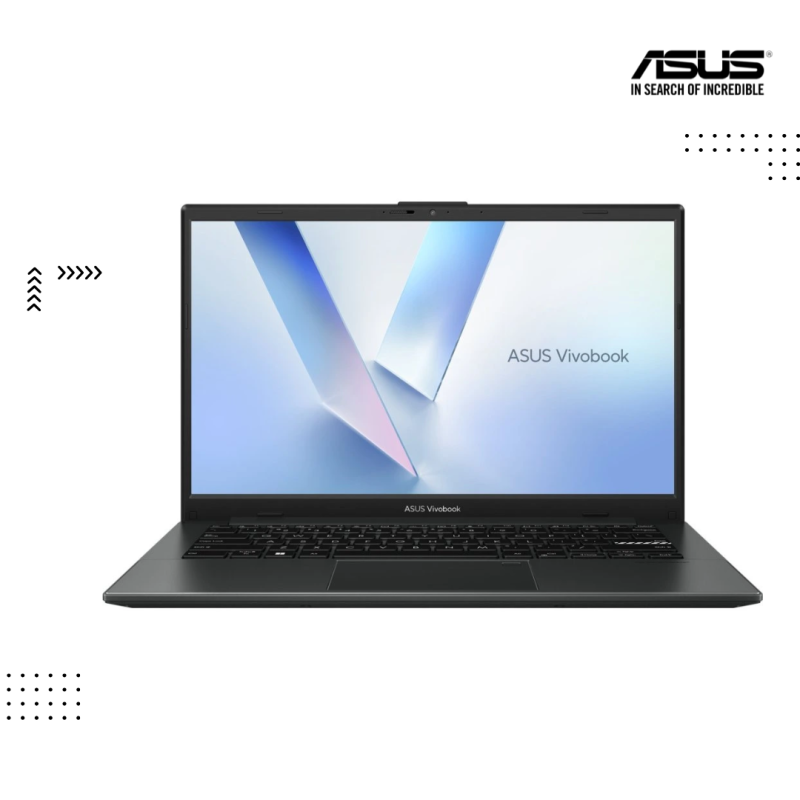 ASUS VIVBOOK GO 14 | E1404TA-EB045W -Mixed Black ( Intel Celeron N150 / 8GB / 256 GB PCIE SSD / 14"FHD-IPS /Win11 )