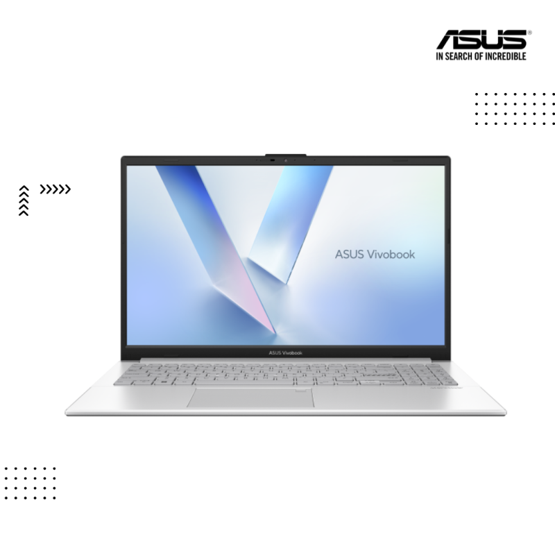 ASUS VIVBOOK GO 15 | E1504FA -SLIVER ( AMD Ryzen 5-7520U / 16GB / 512 GB PCIE SSD / 15.6"FHD /Win11 )