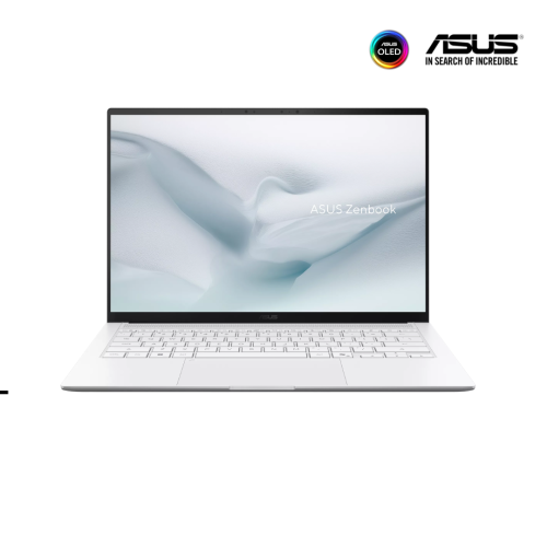 ASUS ZENVOBOOK  S14 OLED | UX5406SA-QJ674W 2W-SCANDINAVIAN WHITE( Intel Ultra 7-256V/ 16GB / 512 GB PICE M.2/ 14"WUXGA -OLED -60Hz / Win11 )