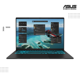 ASUS V16 GAMING | V3607VJ-RP084W -Black ( Intel® Core™ 5 -210H/ 8GB / 512 GB B PCIE SSD /16" FHD+144Hz /RTX3050-6GB/Win11)